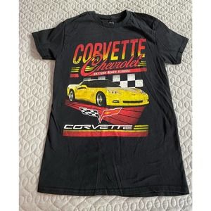 Mens General Motors GM Licensed Product Daytona Corvette T-Shirt Small